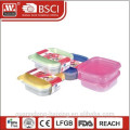 Kunststoff Square Food Container 0.9L(2pcs)